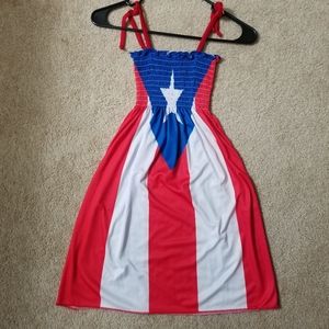 Puerto Rican Flag Dress